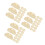 45Pcs Beige Covers Plastic Protective Guards for Home Use 7