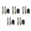10Pièces Valve Tubeless Presta Alliage Kit Pour 5