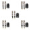 10Pièces Valve Tubeless Presta Alliage Kit Pour 6