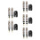 10Pièces Valve Tubeless Presta Alliage Kit Pour 8