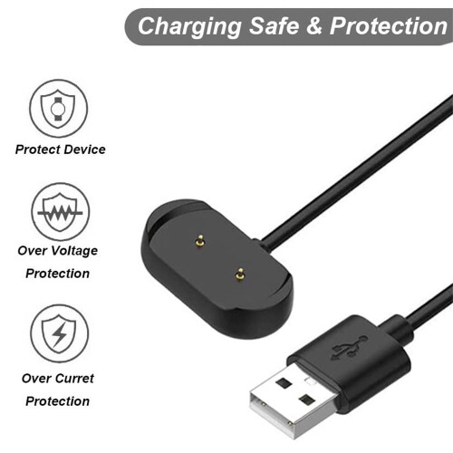 Καλώδιο φορτιστή συμβατό με Amazfit GTS4Mini, Bip3Pro, Bip3 – Βάση φόρτισης USB 2