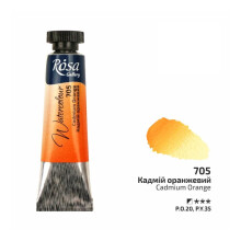 Rosa Gallery Cadmium Orange Watercolour - 10ml Tube, Artist Quality