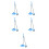 5Ensembles Mini Balais Et Pelles Pla Décorations Maison Multicolores 7