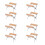 8Pcs Professional Beekeeping Frame Holder Clamp Steel Hive Tool 5