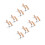 8Pcs Professional Beekeeping Frame Holder Clamp Steel Hive Tool 8