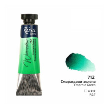 Rosa Gallery Emerald Green Watercolour - 10ml Tube, Artist Quality