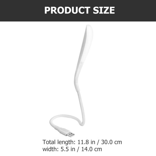 Επιτραπέζιο φωτιστικό USB Λευκό πλαστικό Flexible3-Brightness 1