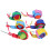 Rainbow Tail Ball Ensemble de 6 pièces - Polyester doux 11