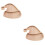 2Pièces Plateau Bois Clair Dessert Rangement Pour Noël 8
