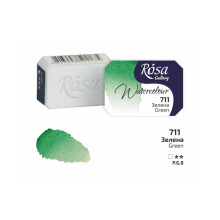 Rosa Gallery Green Watercolour Pan - 2.5ml, Artist Quality
