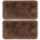 2Pièces Chauffe-Mains Imitation Peau Pour 6
