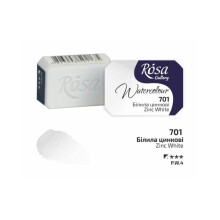Rosa Gallery Zinc White Watercolour Pan - 2.5ml, Artist Quality