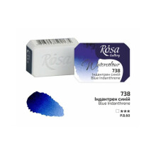 Rosa Gallery Blue Indanthrene Watercolour Pan - 2.5ml, Artist Quality