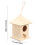 Mangeoire suspendue en bois – Style chalet rustique 4