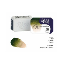 Rosa Gallery Sepia Watercolour Pan - 2.5ml, Artist Quality