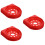 3Pièces Support Extincteur ABS Rouge Fixation Murale 9