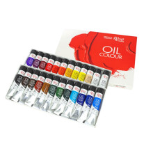 Rosa Gallery Oil Paint Set - 24 x 20ml Tubes, Rich, Professional-Grade Colours