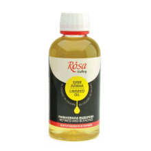 Rosa Gallery Refined & Bleached Linseed Oil 250ml - Slow‑Drying, Non‑Yellowing, Gloss Enhancer