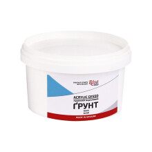 Rosa Studio Acrylic Gesso White 280ml — Smooth Opaque Acrylic Primer for Canvas & Paper