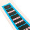 30Pcs Durable Blue Violin Finger Placement Stickers Beginner Friendly 7
