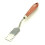 Rosa Palette Knife Rectangular No.9 / 6.5cm - Stainless Steel Blade, Dark Wood Handle, Precise Mixing & Application Tool 1