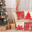 4 Pack 18x18 Inch Christmas Pillow Covers 4