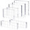 7 Pcs Acrylic Stamp Block Set, Smll Clear Stamping Tools with Grid Lines Assorted Sizes for Scrapbooking, Card Making 1