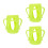 3Pièces Capuchons Silicone Vert Protection Bébé - 5