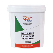 Rosa Studio Acrylic Sizing 500ml - Transparent, Elastic Primer for Canvas & Wood