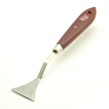 Rosa Palette Knife Spatula No.2 / 3.5cm - Stainless Steel Flexible Blade, Ergonomic Handle