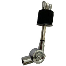 Cymbal Stacker Attachment Arm Adjustable Rod Lever Cymbal Extension Mount Holder for 12mm Cymbal Stand Tops Rod Arm