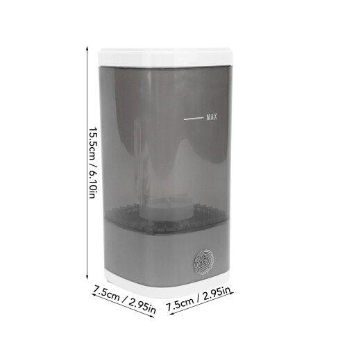 Pulitore a spazzola USB grande nero 15.5x7.5x7.5cm 1