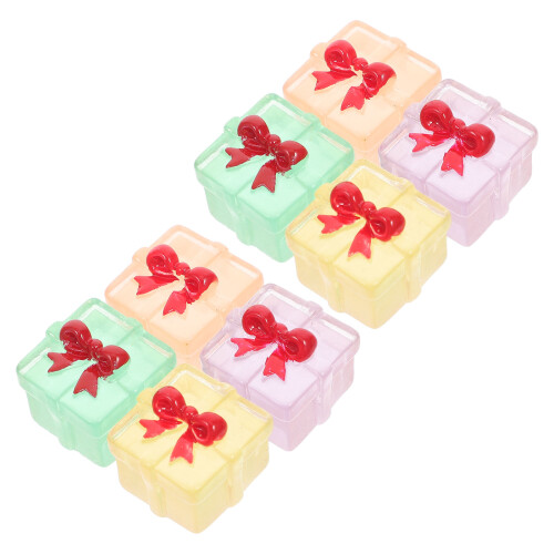 16Pièces Mini Boîtes Résine À Lumière Douce Décor 1