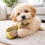 HugglePets HugglePets Tiny Tails Dumbell Teether Puppy Toy 2