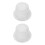 2Ensembles Accessoires Rv Ventilation Blancs En Plastique PP Résistant 10