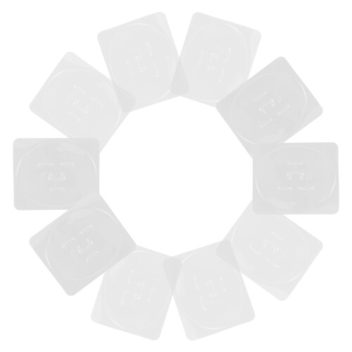 30Pièces Plateaux DIY ABS Transparents Pour Masque 2