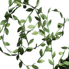 Olive Green Leaf Ribbon 269 ft  0.8 in