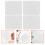 30Pièces Plateaux DIY ABS Transparents Pour Masque 11