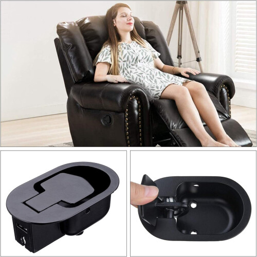 Metal Recliner Handle with Release Cable 1 pc 1