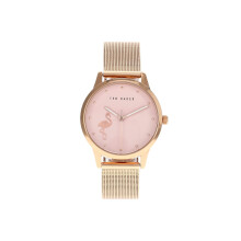 Ted Baker | Women's | Fitzrovia Flamingo | Rose Gold Mesh Bracelet | Rose Dial | BKPFZF011