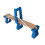 3Pcs Blue Wood Plastic Toy Train Bridge Connector for Track Sets 2