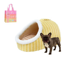 Cama Codimu Warm Nest para bulldog francés, pequeña, suave y acogedora, cueva para mascotas.