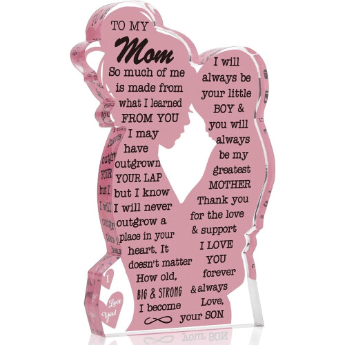 Acryl-Plakette für Mama (12,7 x 7,6 cm) – Geschenk zum Geburtstag oder Muttertag