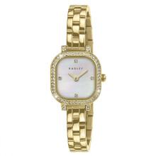RADLEY Gold Plated Mother of Pearl Stone Set Case Bracelet Watch RY4660