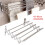 Retractable Wall-Mounted Laundry Drying Rack Stainless Steel 1