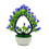 Ramo de flores artificiales realistas de 26 cm, plástico. 1