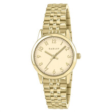 RADLEY Gold Plated Case Full Number Bracelet Watch RY4678
