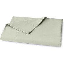 100% Organic Cotton Twin Size Flat Sheet Only (66"x96") - Super Soft 100% Cotton Twin Flat Sheet - Lightweight & Durable Cotton Bed Sheet - Mineral