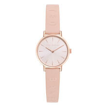 Ted Baker Ladies Nude Leather Strap Watch, Pink