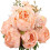 Artificial Silk Peony Bouquet – 13-Stem Wedding Decoration 1